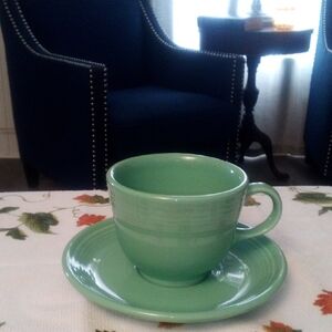 FIESTA Cup and Saucer Set   (Homer Laughlin)